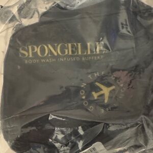 Spongellé Black Travel Pouch Set BNIP